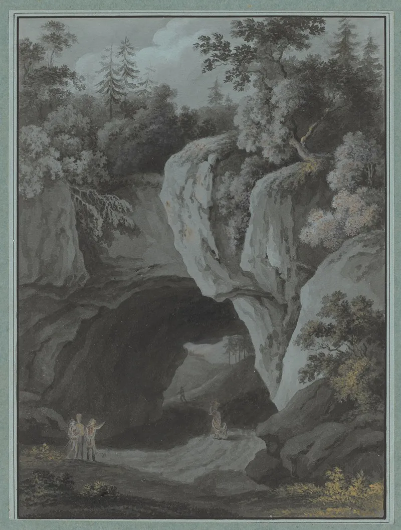 Landschaft Mit Felsentor