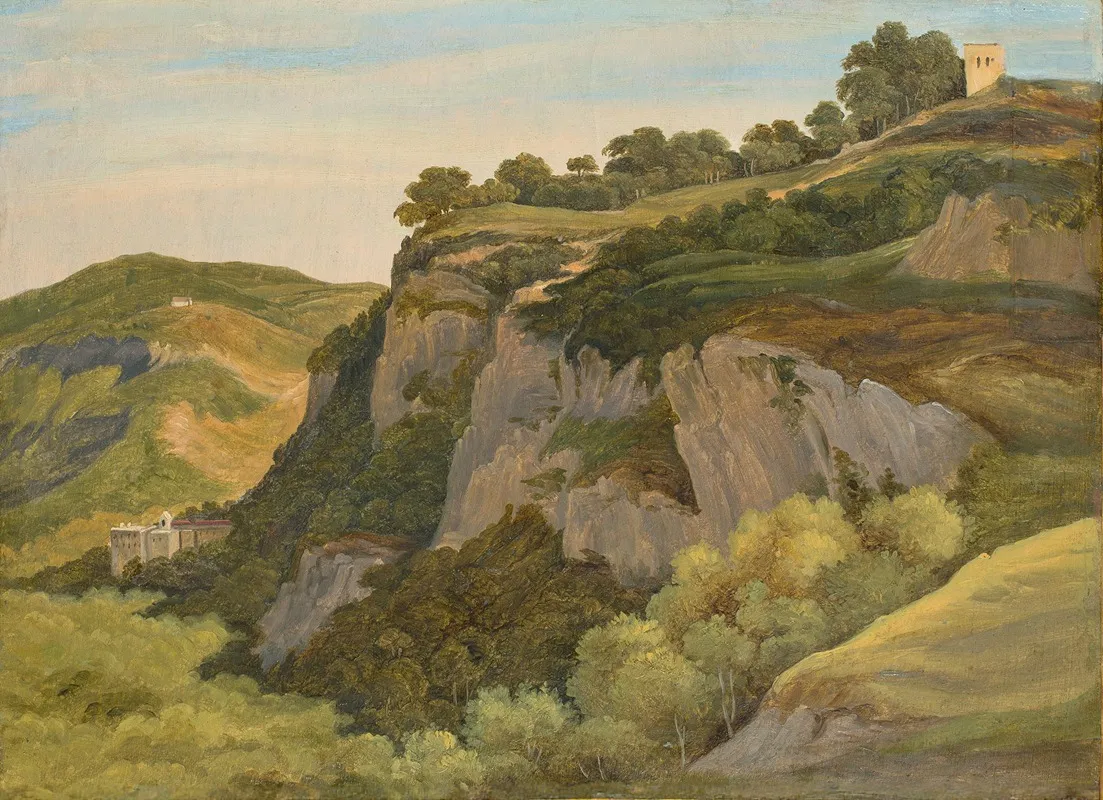 Landschaft Oberhalb Von Subiaco