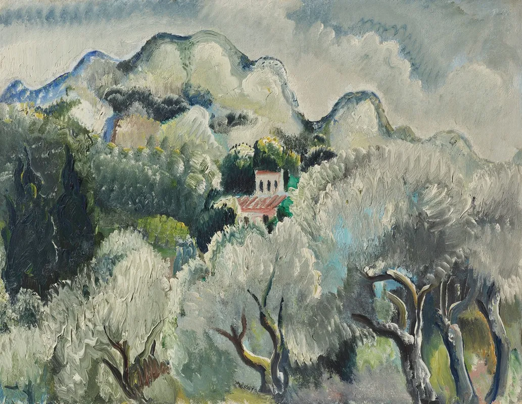 Landschaft Vor Sturm