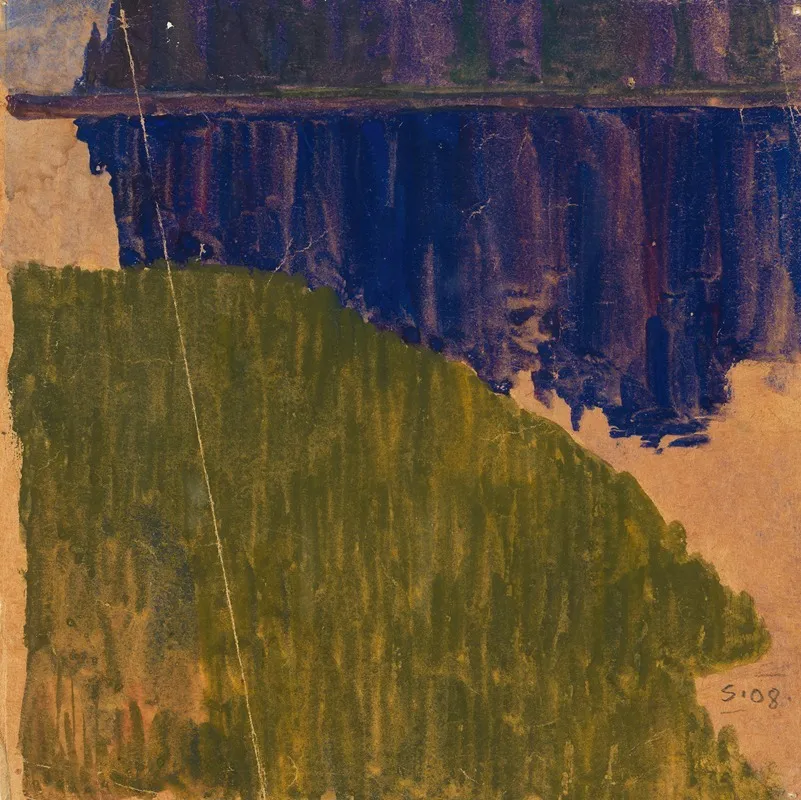 Landschaftsstudie Hirschbergen Bohmerwald