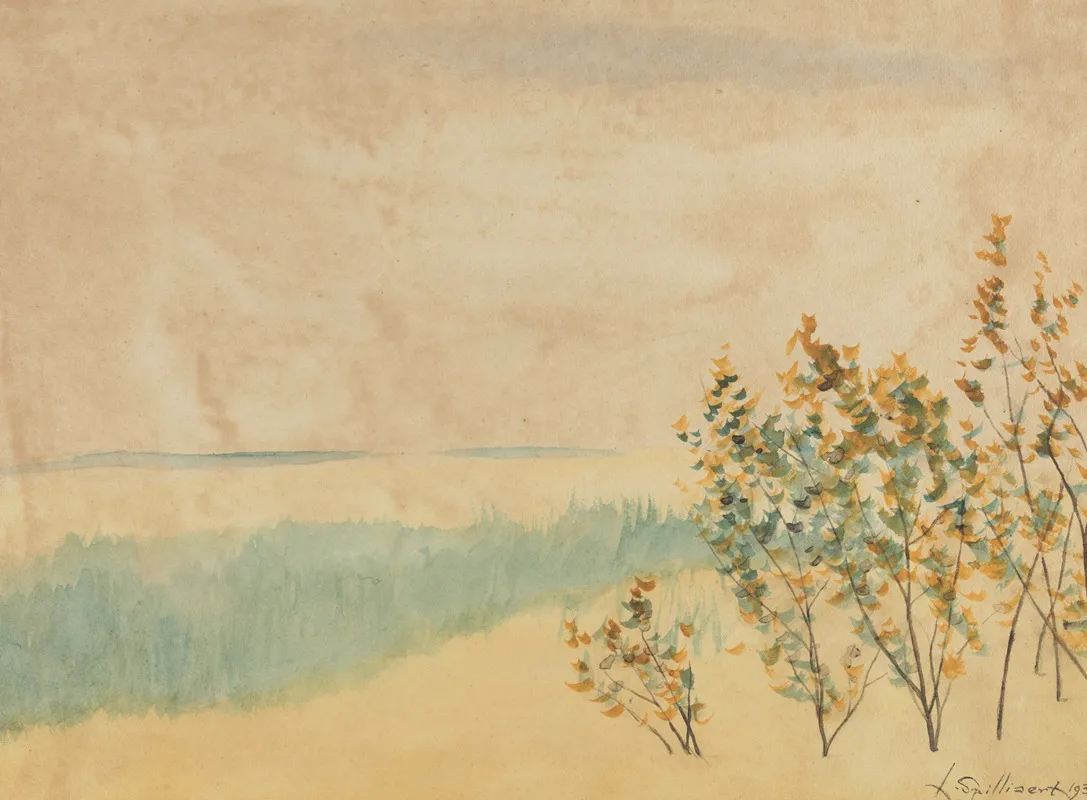 Landschap 11 by Léon Spilliaert - Canvas Print