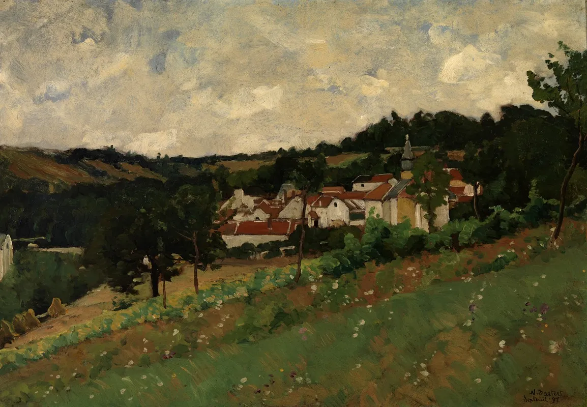 Landschap Bij Septeuil