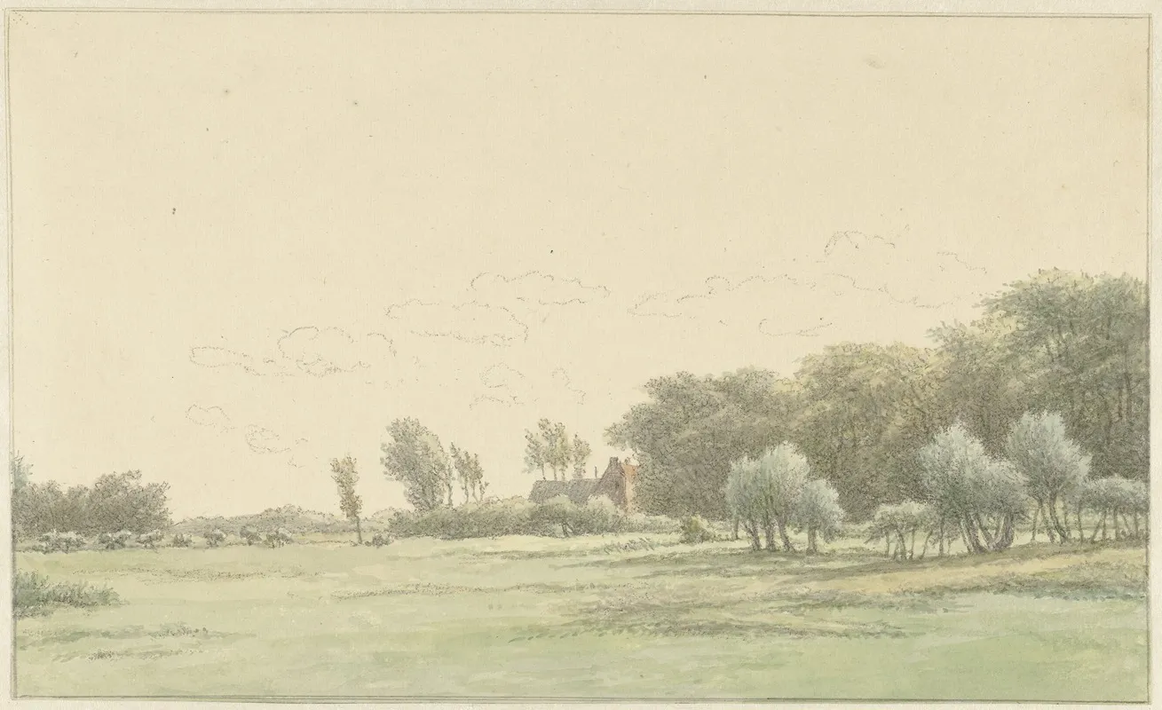 Landschap In De Omgeving Van Wageningen by Egbert van Drielst - Canvas Print