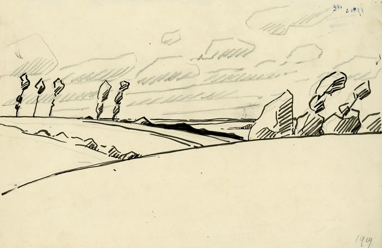 Landschap In Inkt 10
