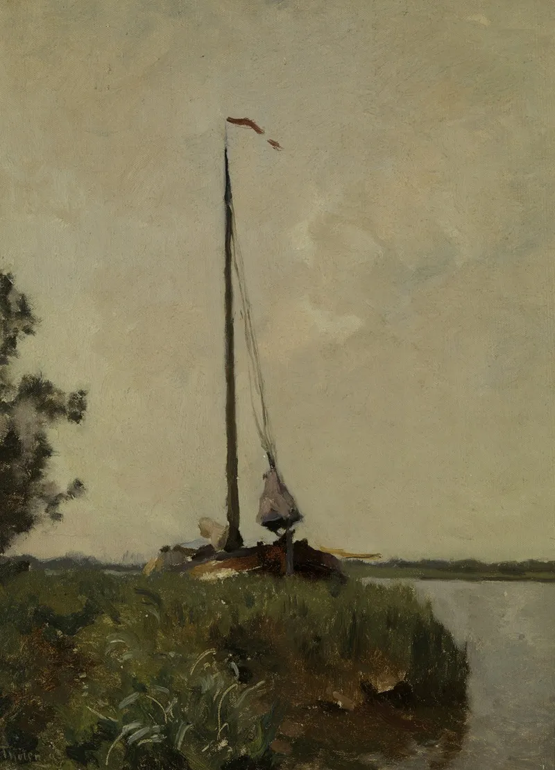 Landschap Met Schuit 2