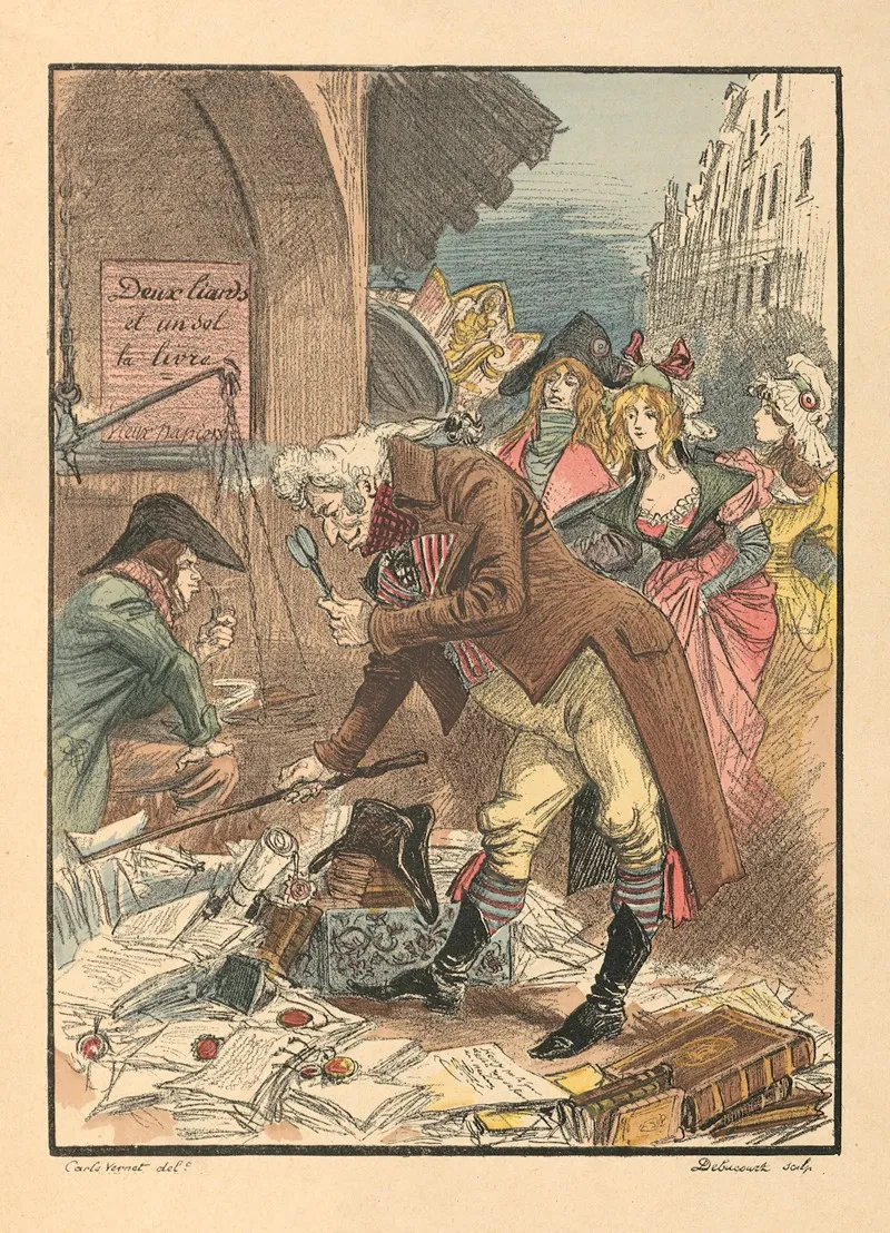 Langlais Collectionneur by Albert Robida - Canvas Print