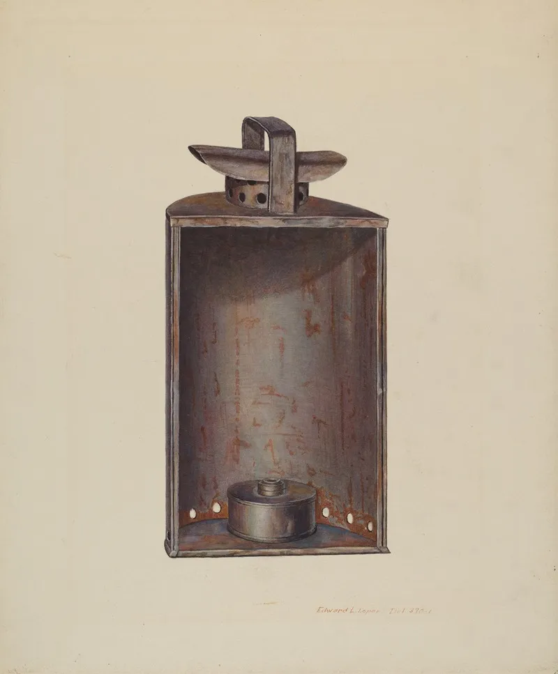 Lantern 15 by Edward L. Loper - Canvas Print
