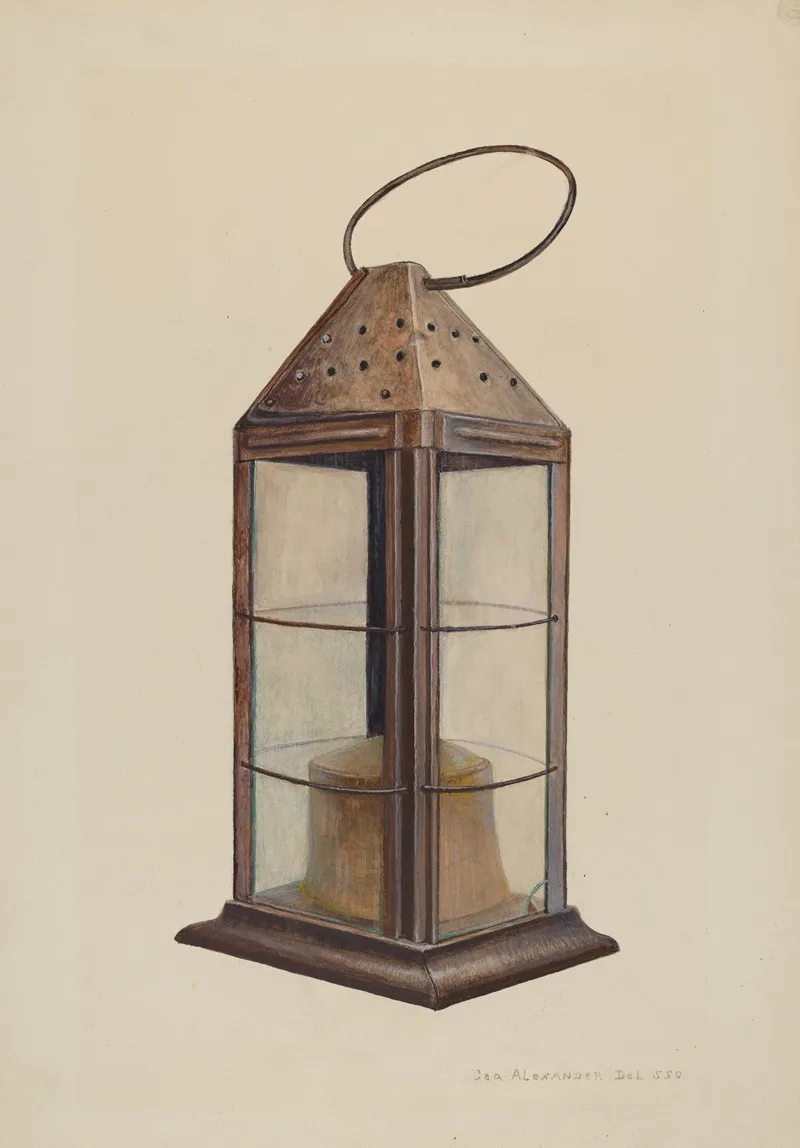 Lantern 18 by George H. Alexander - Canvas Print