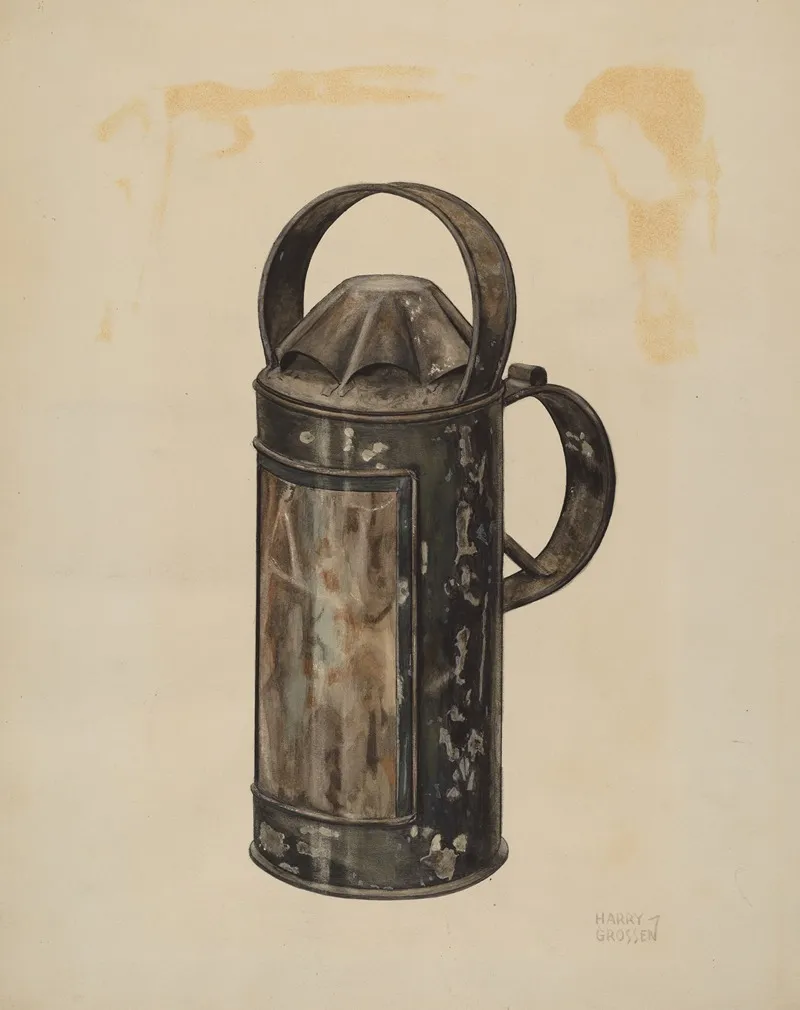Lantern 19 by Harry Grossen - Canvas Print