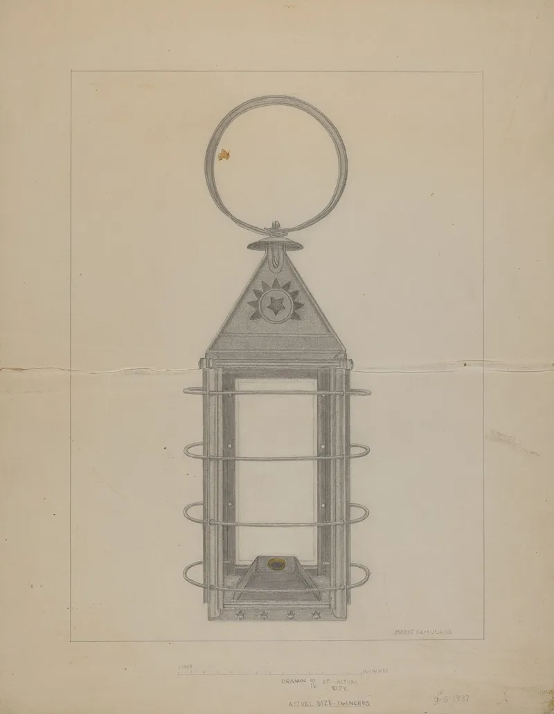 Lantern 27 by Marie Famularo - Canvas Print