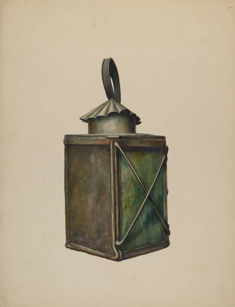 Lantern 45 by Walter Hochstrasser - Canvas Print
