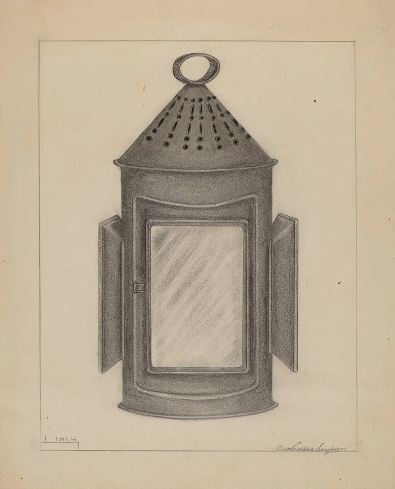 Lantern 9 by Columbus Simpson - Canvas Print