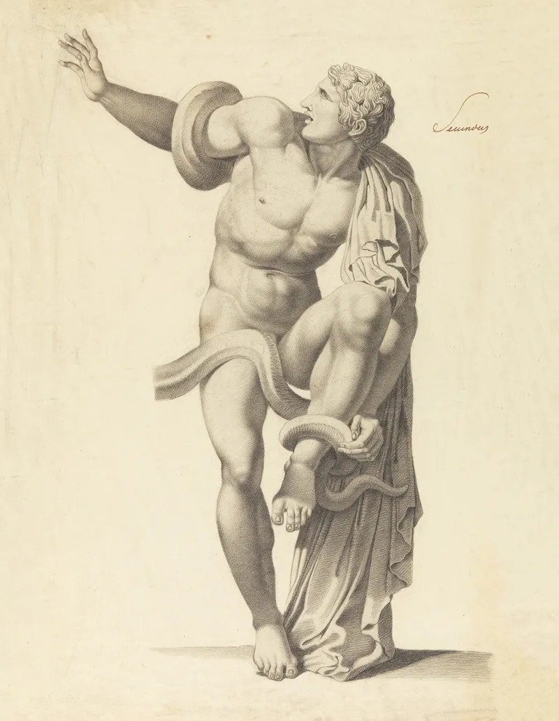 Laocoon 4 by Félix de Vigne - Canvas Print