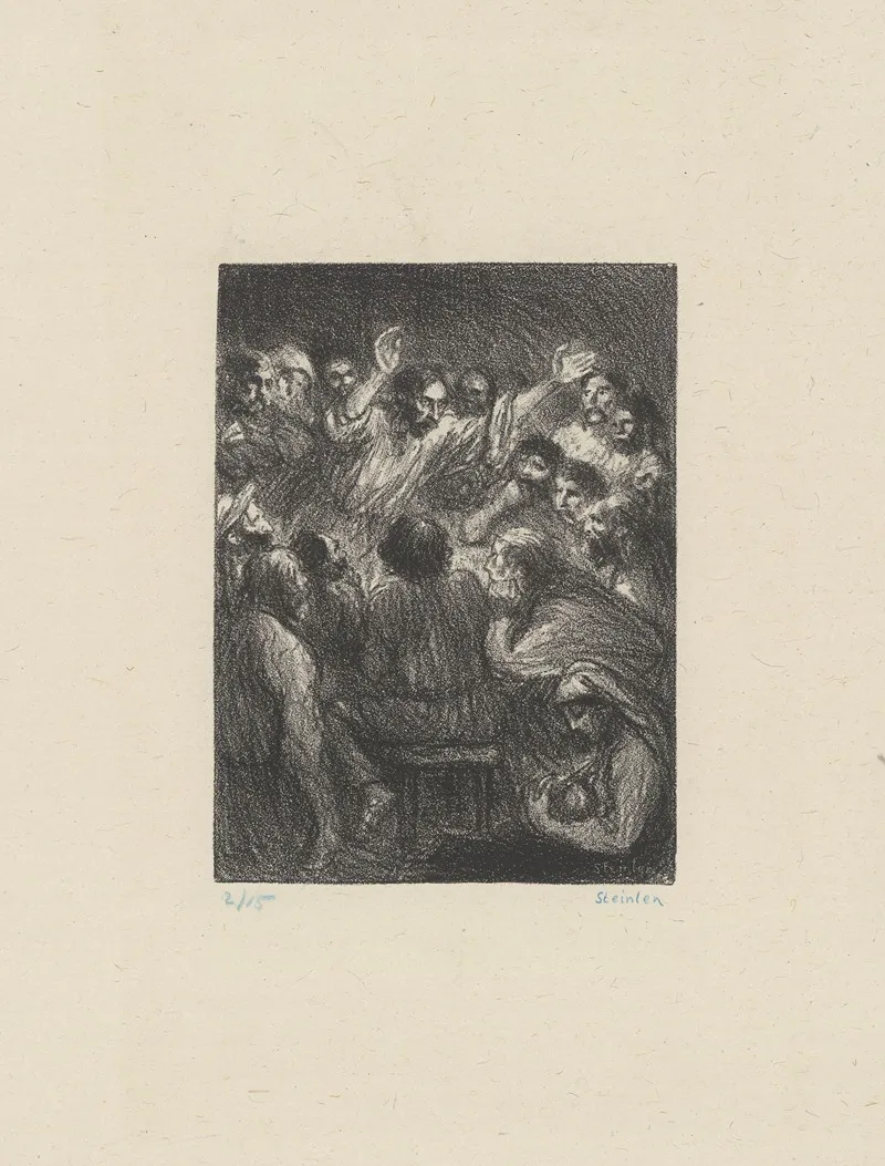 Lapotre 2 by Théophile Alexandre Steinlen - Canvas Print
