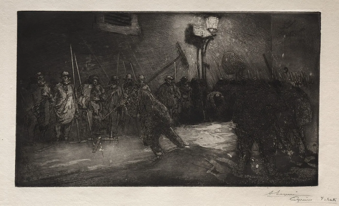 Lappel Des Balayeurs De La Nuit