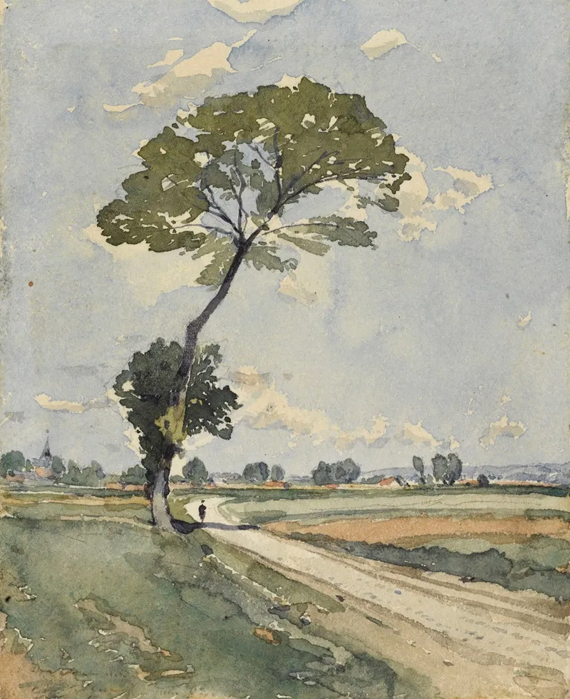 Larbre Au Bord De La Route