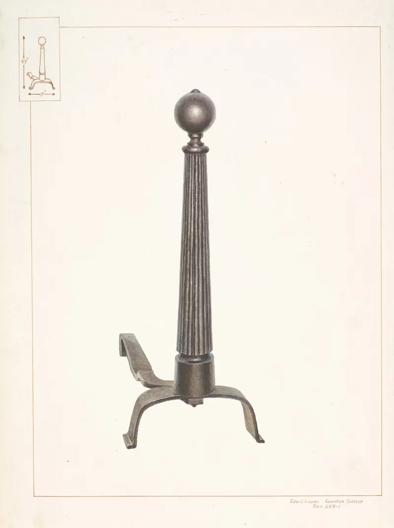 Large Andiron