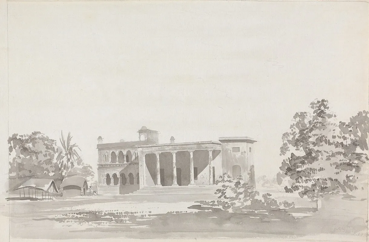 Large Building With A Colonnade