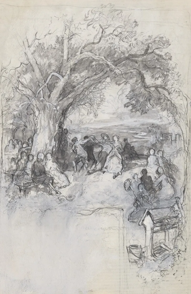 Large Group Of People Outside