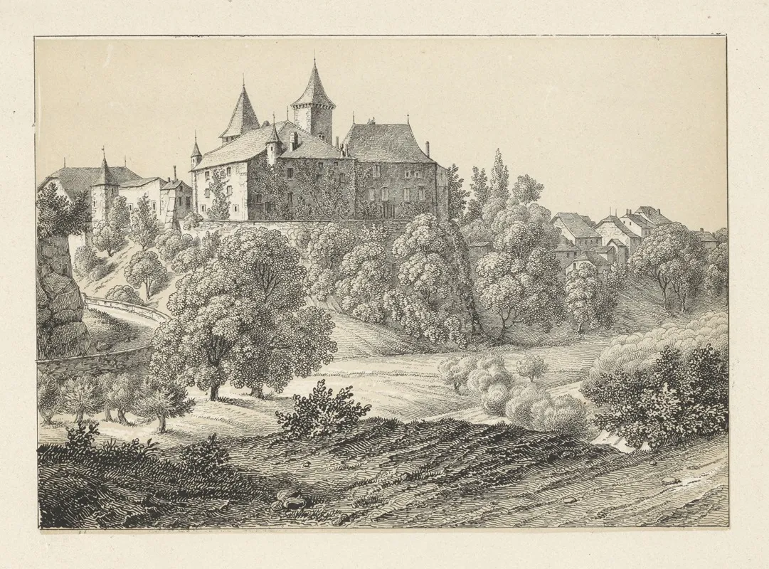 Lasarraz by Johann Friedrich Wagner - Canvas Print