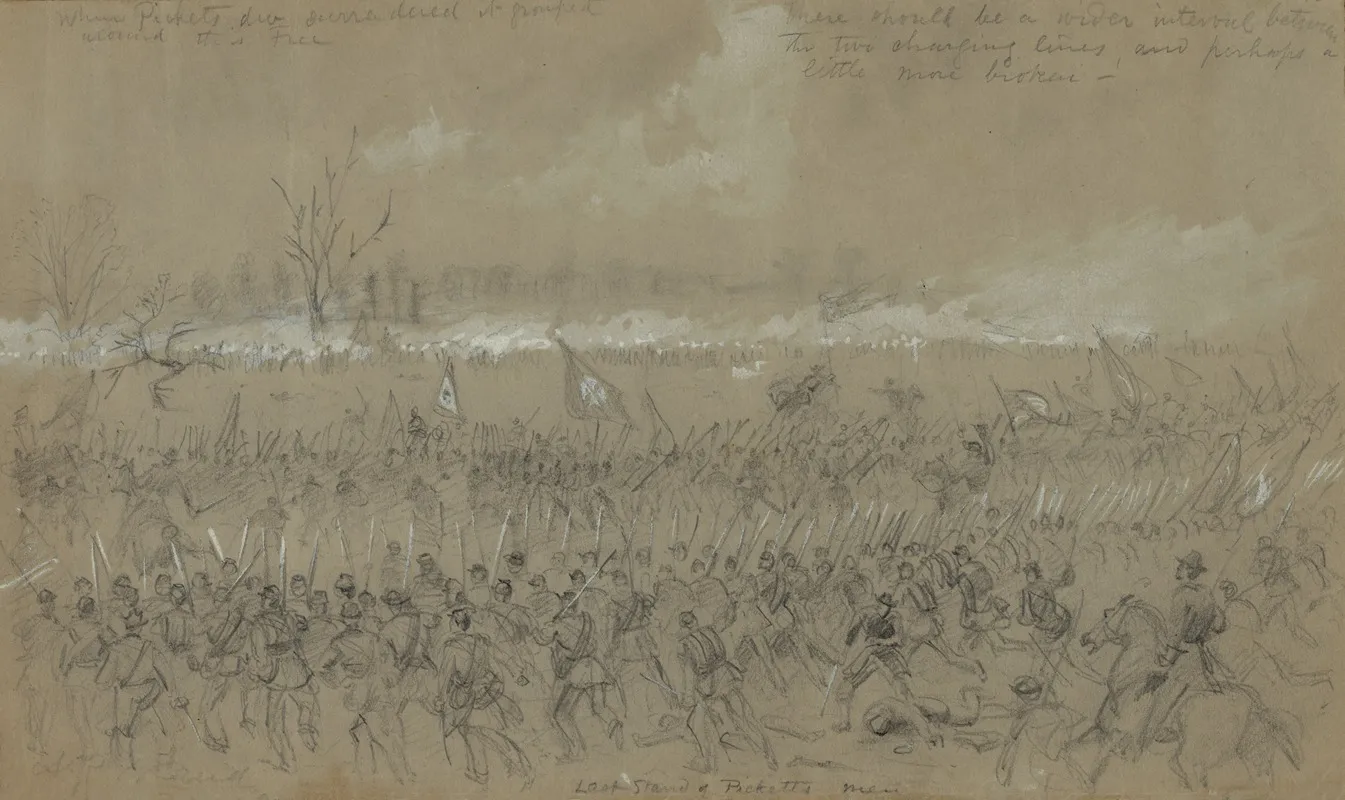 Last Stand Of Picketts Men Battle Of Five Forks