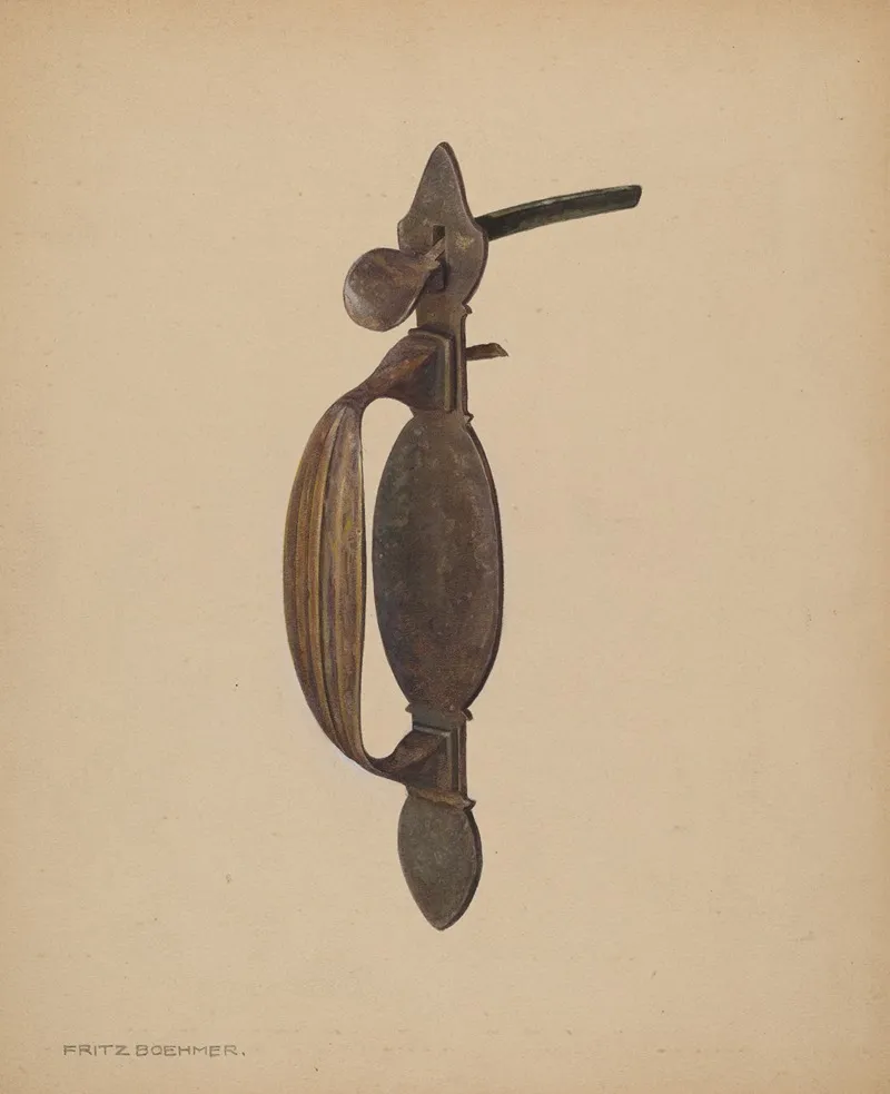 Latch by Fritz Boehmer - Canvas Print