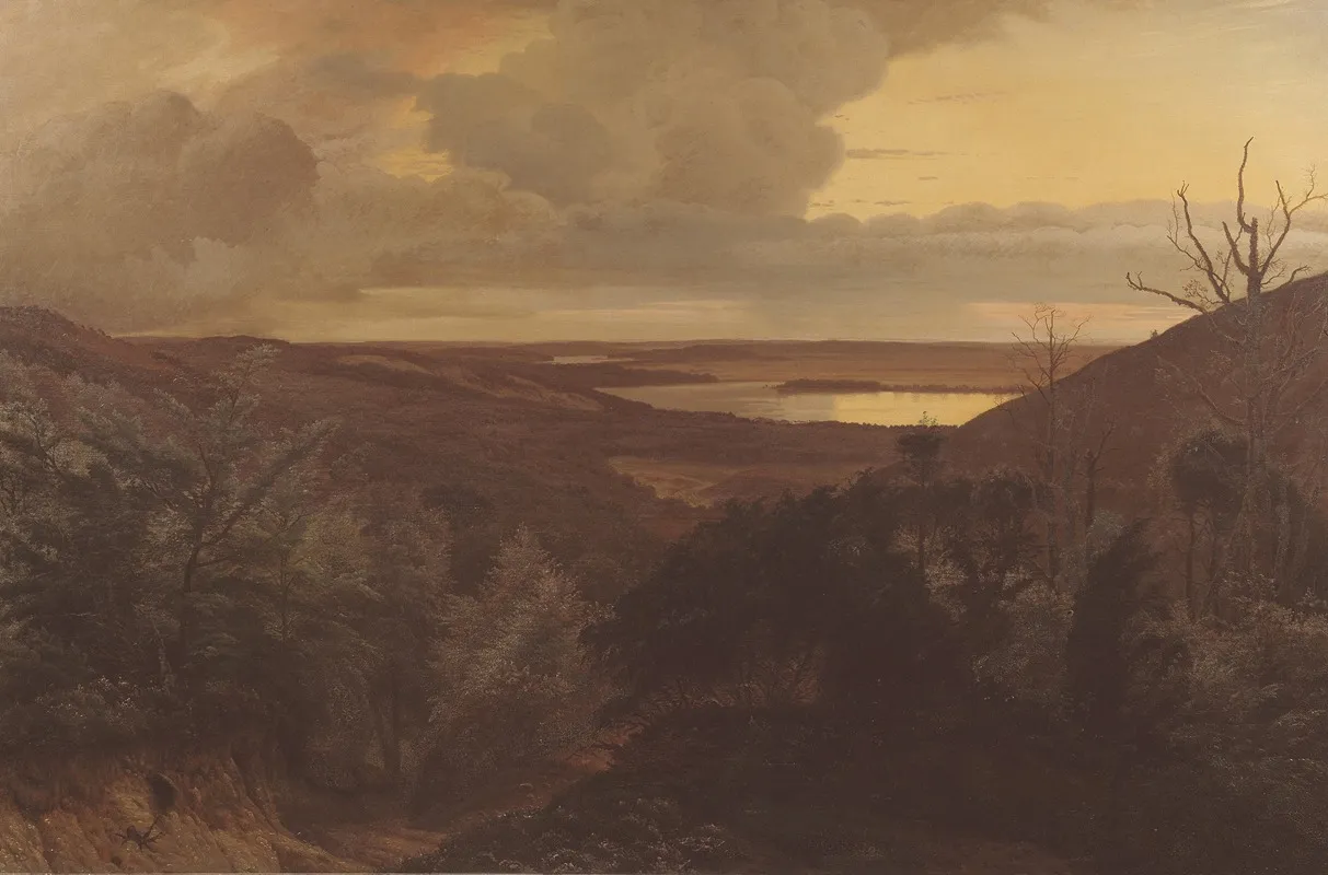 Late Evening Near Himmelbjerget Jutland by Vilhelm Kyhn - Canvas Print
