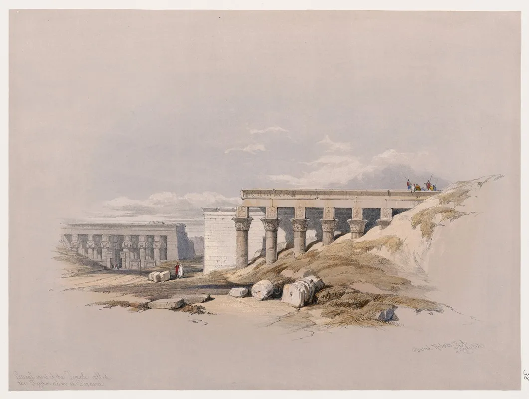 Lateral View Of The Temple Called The Typhonaeum At Dendera Dandara