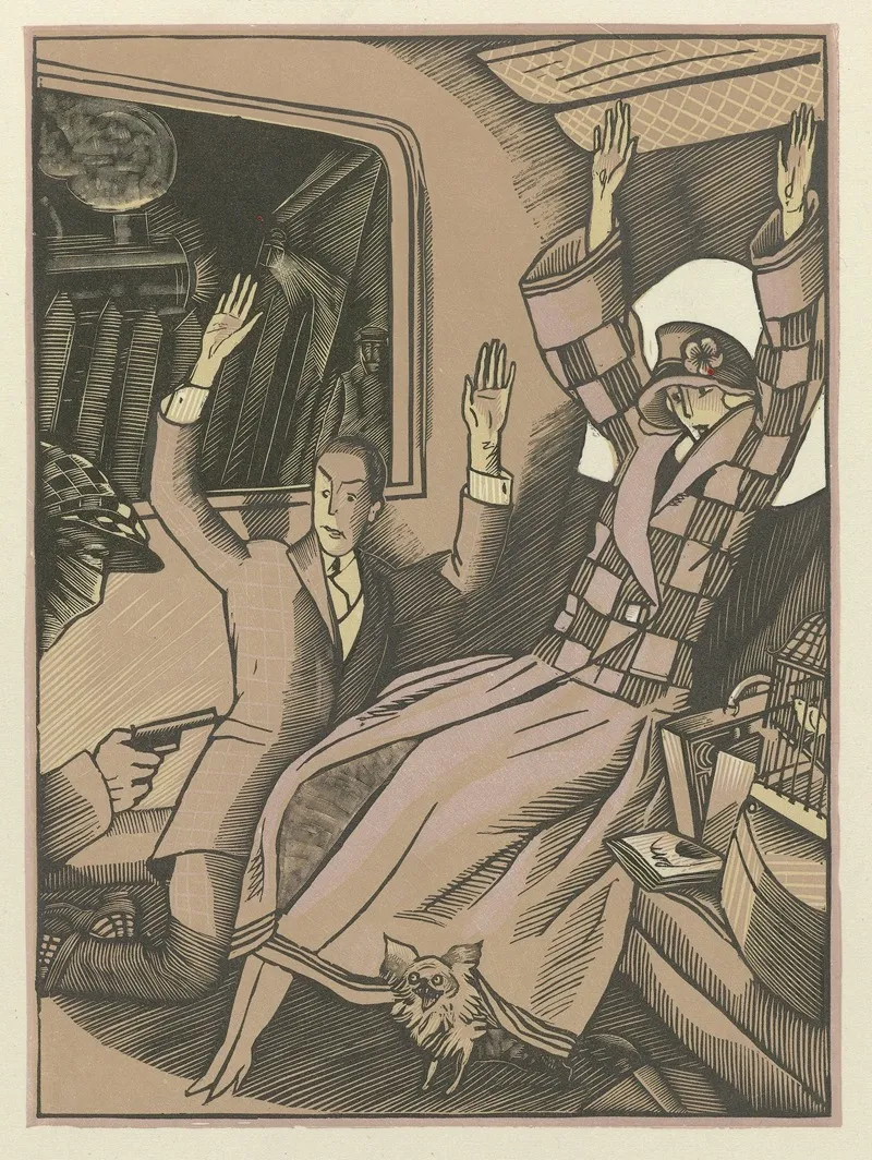Lattentat by Fernand Siméon - Canvas Print
