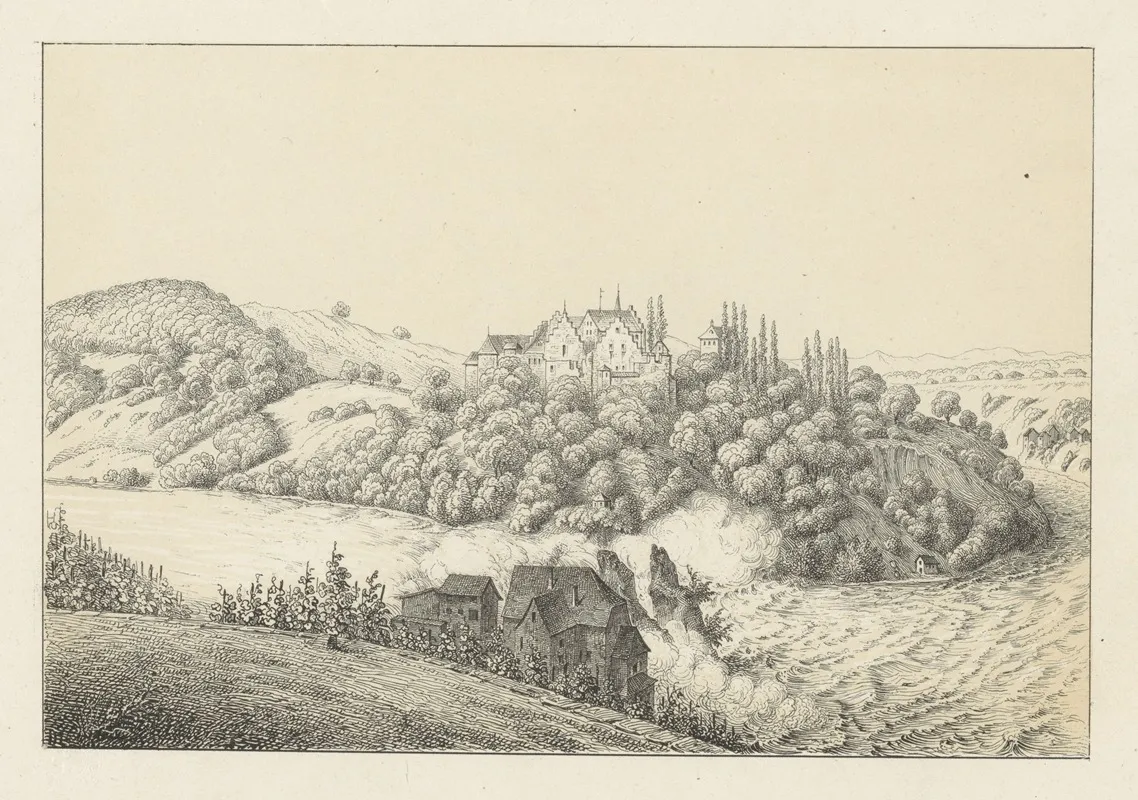 Laufen by Johann Friedrich Wagner - Canvas Print