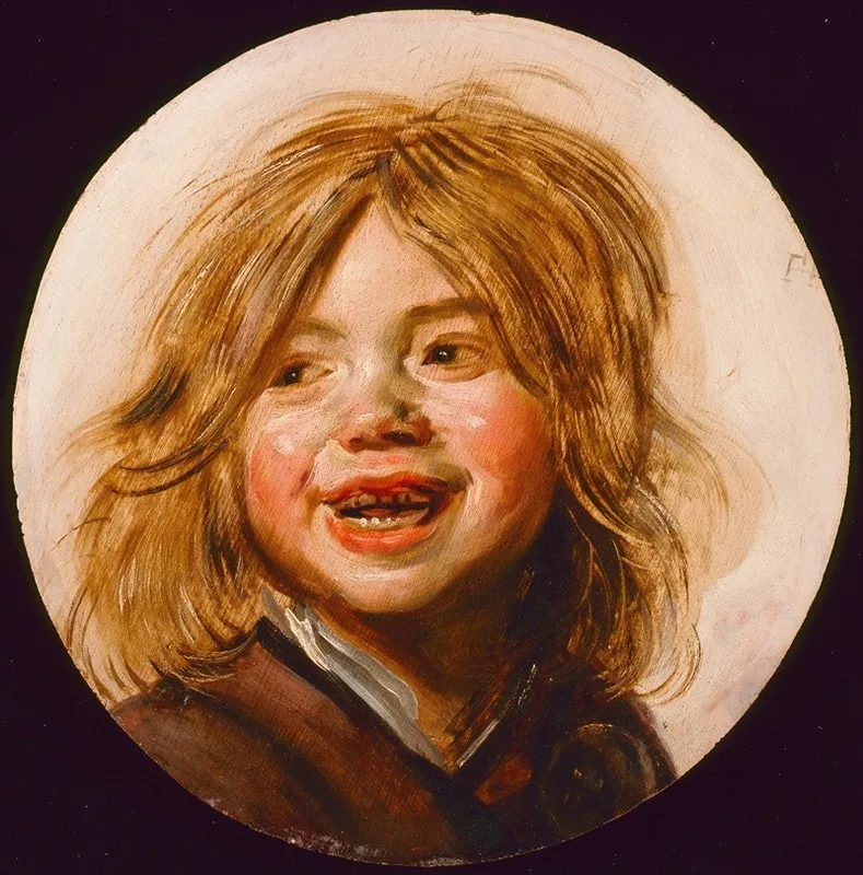 Laughing Child by Frans Hals - Canvas Print