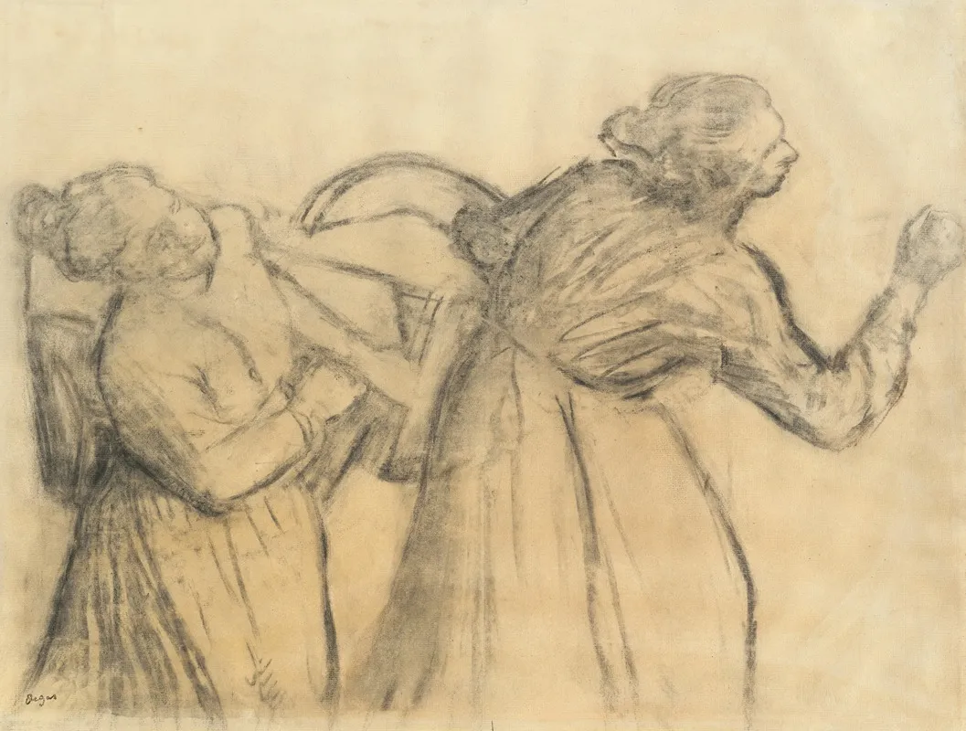 Laundress Carrying Linen