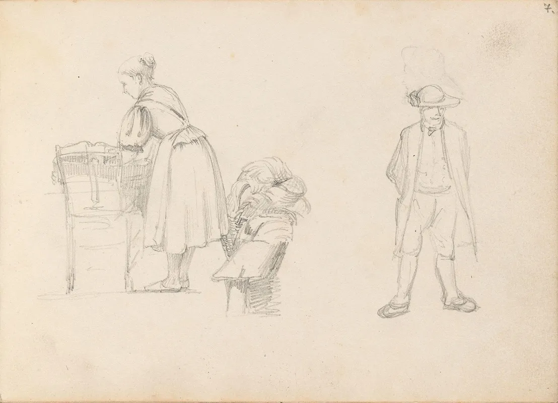 Laundry Standing Human Figure