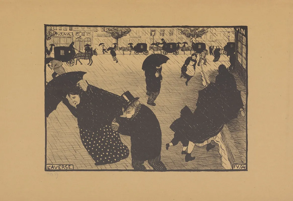 Laverse by Félix Vallotton - Canvas Print