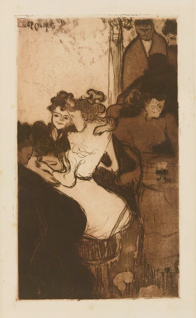 Le Bar 2 by Armand Seguin - Canvas Print