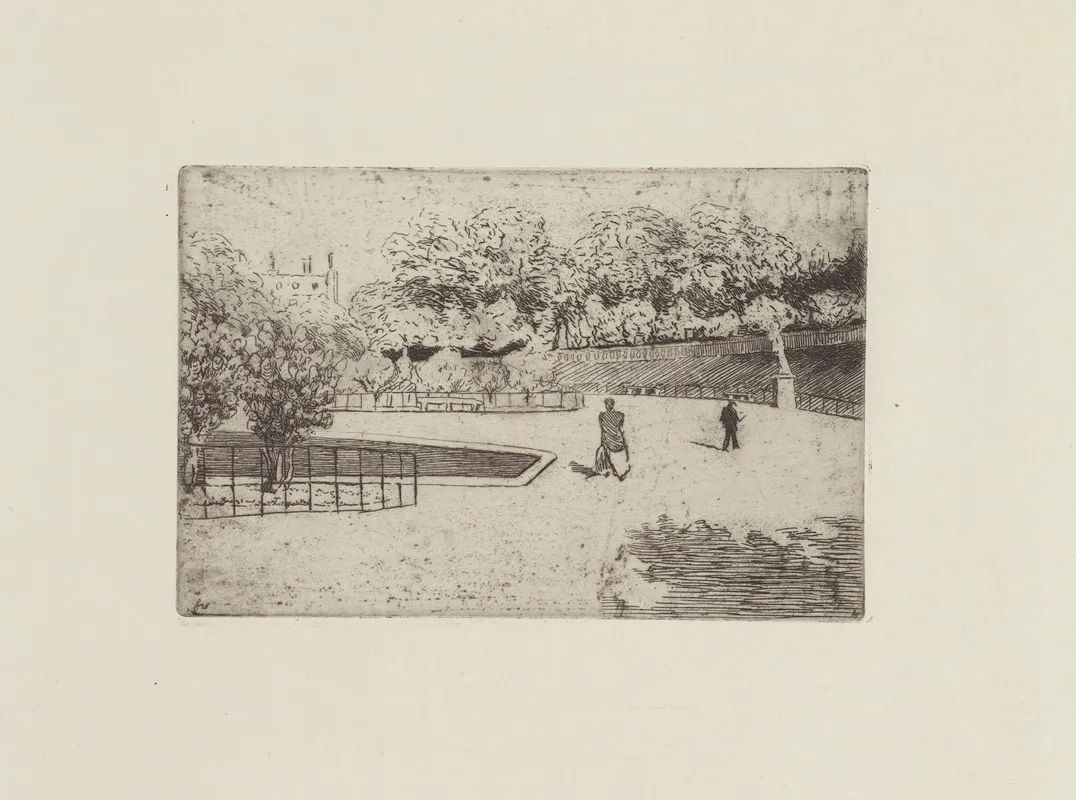 Le Bassin Du Luxembourg by Félix Vallotton - Canvas Print