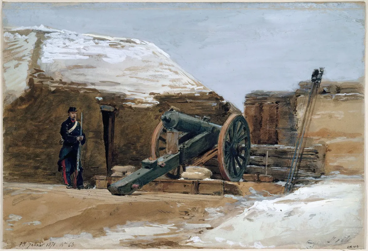 Le Bastion 63 by Isidore Pils - Canvas Print