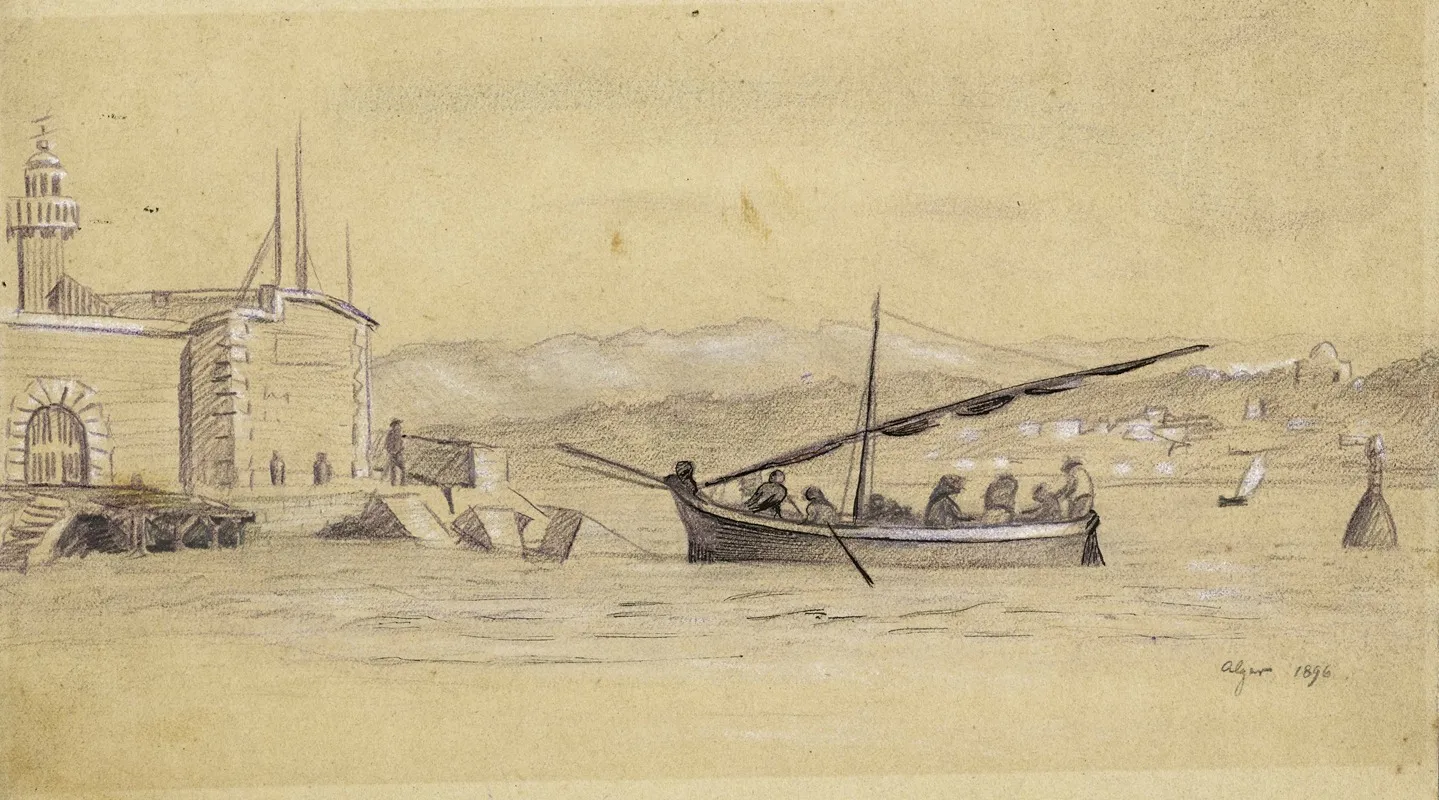 Le Bateau Dans La Baie Dalger