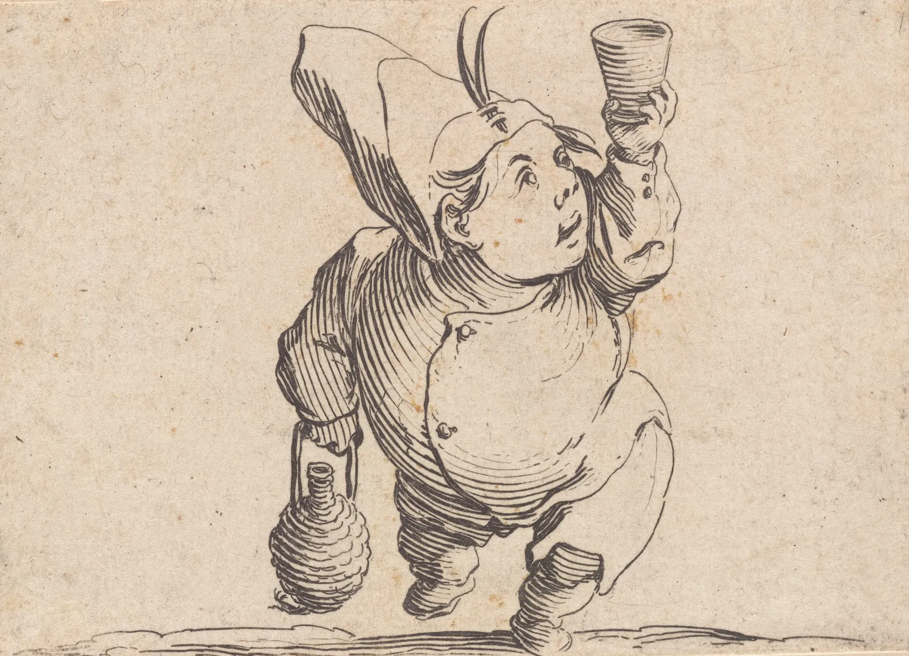 Le Beveur Vu De Face