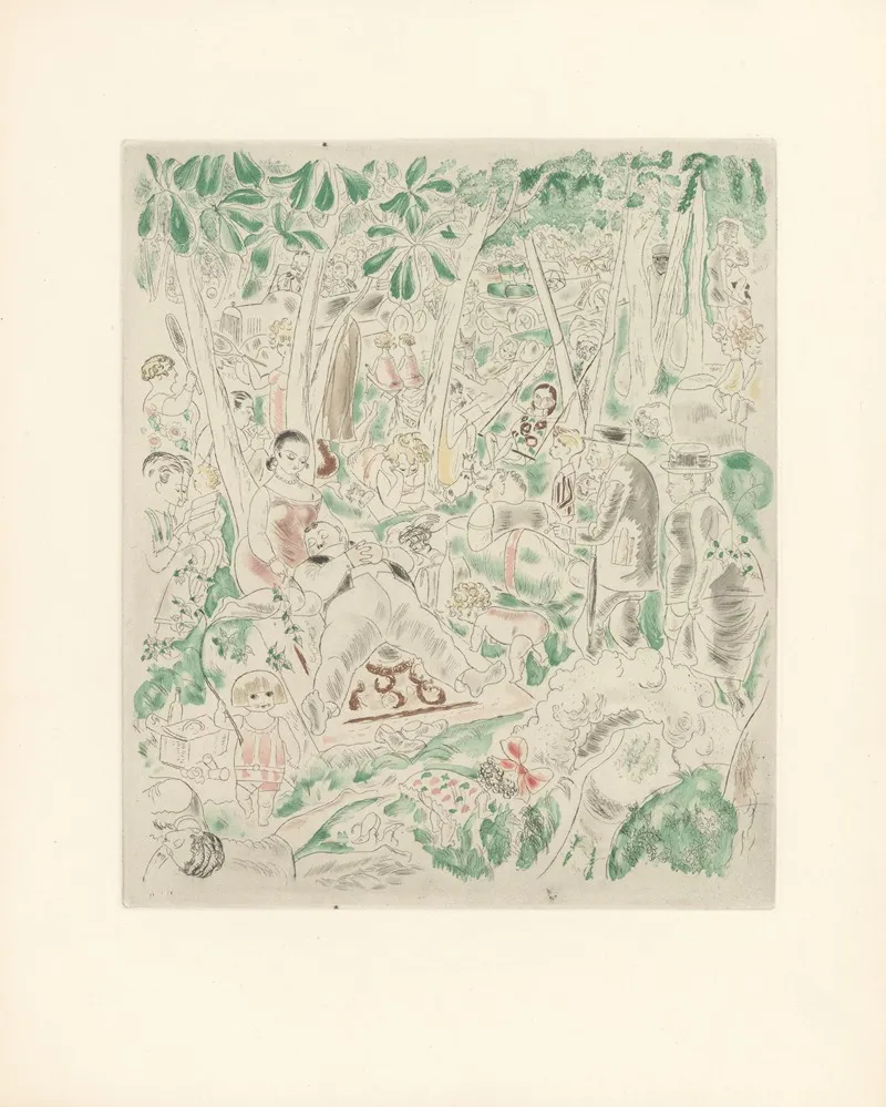 Le Bois Du Dimanche by Chas Laborde - Canvas Print