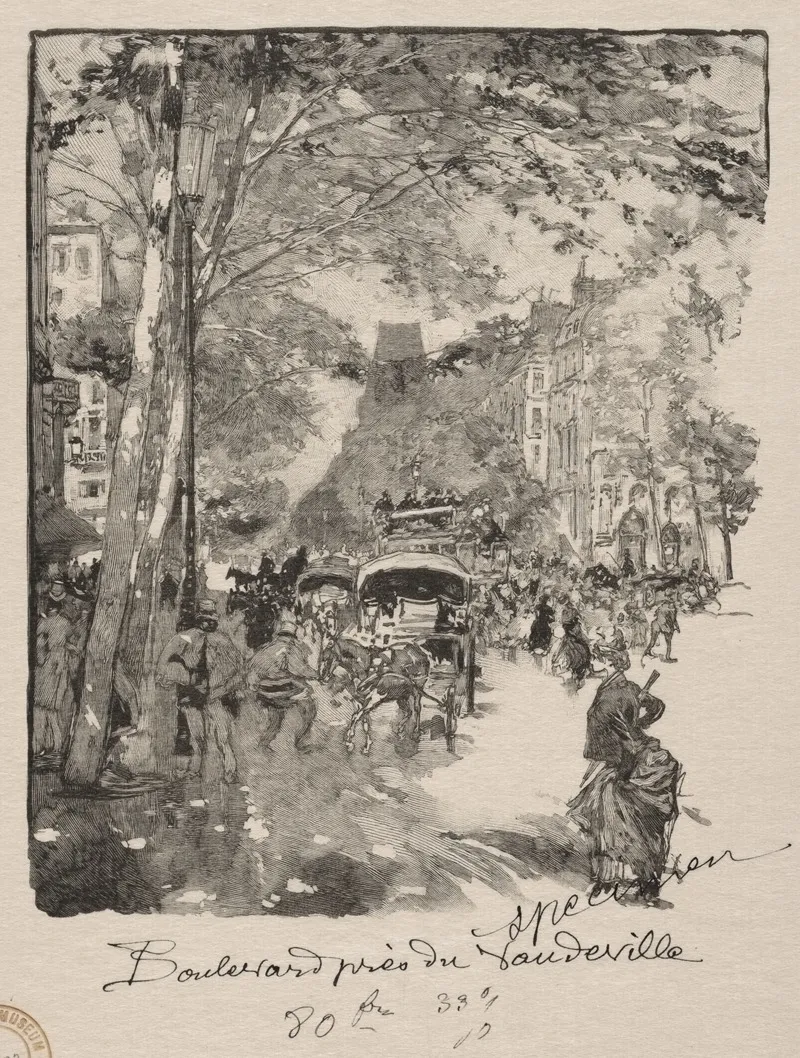Le Boulevard Pres Du Vaudeville
