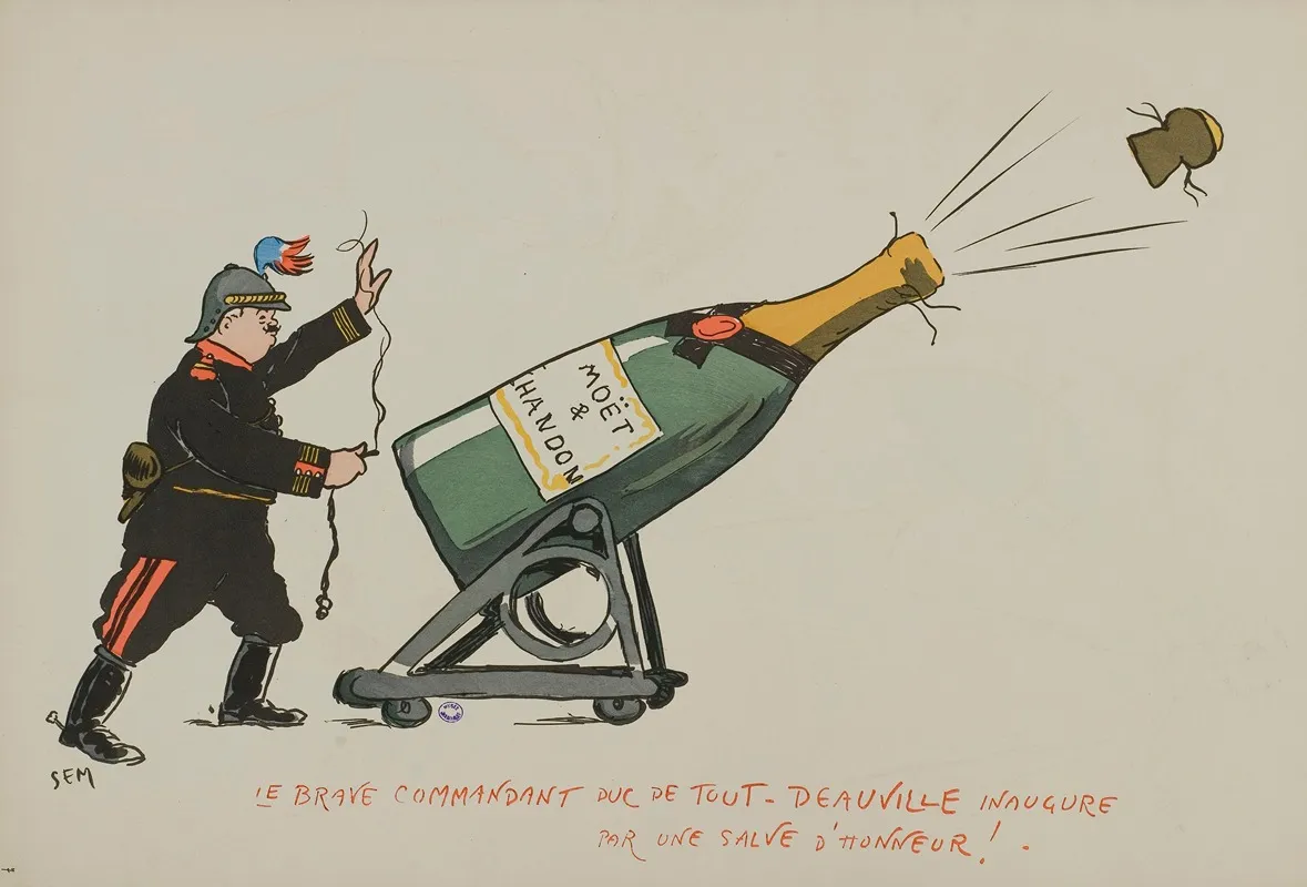 Le Brave Commandant Duc De Tout Deauville Inaugure