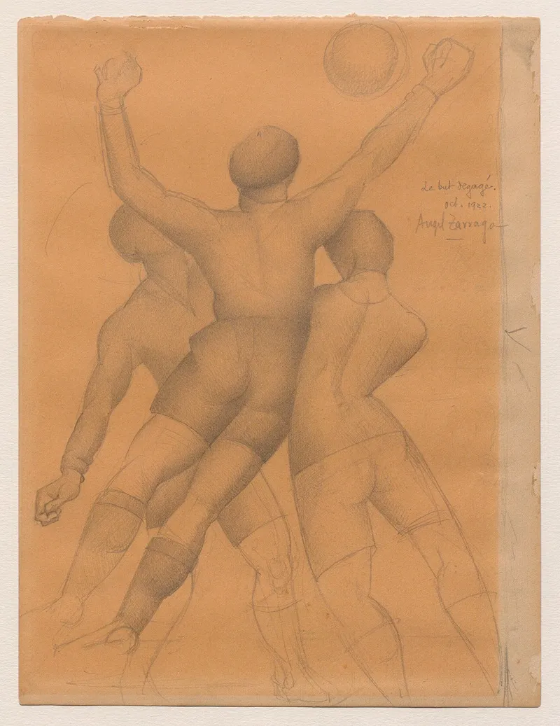 Le But Degage by Ángel Zárraga - Canvas Print