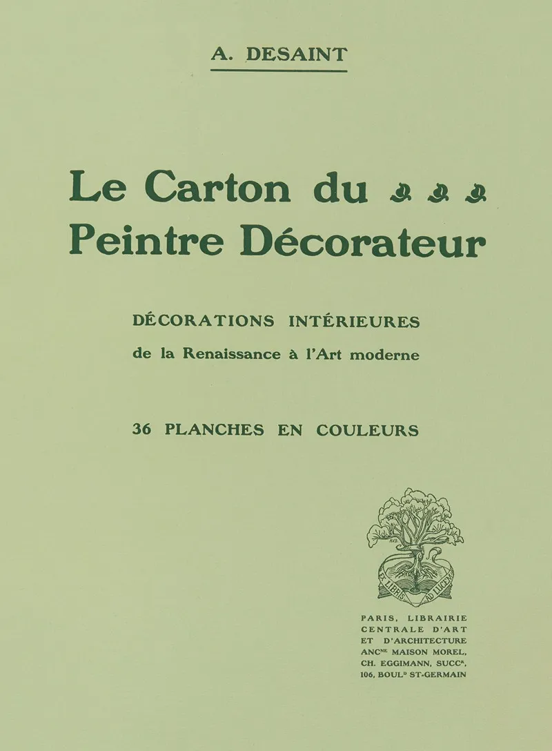 Le Carton Du Peintre Decorateur Cover by A. Desaint - Canvas Print