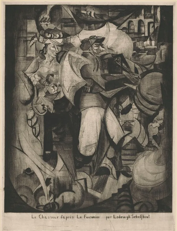 Le Chasseur After Henri Victor Gabriel Le Fauconnier