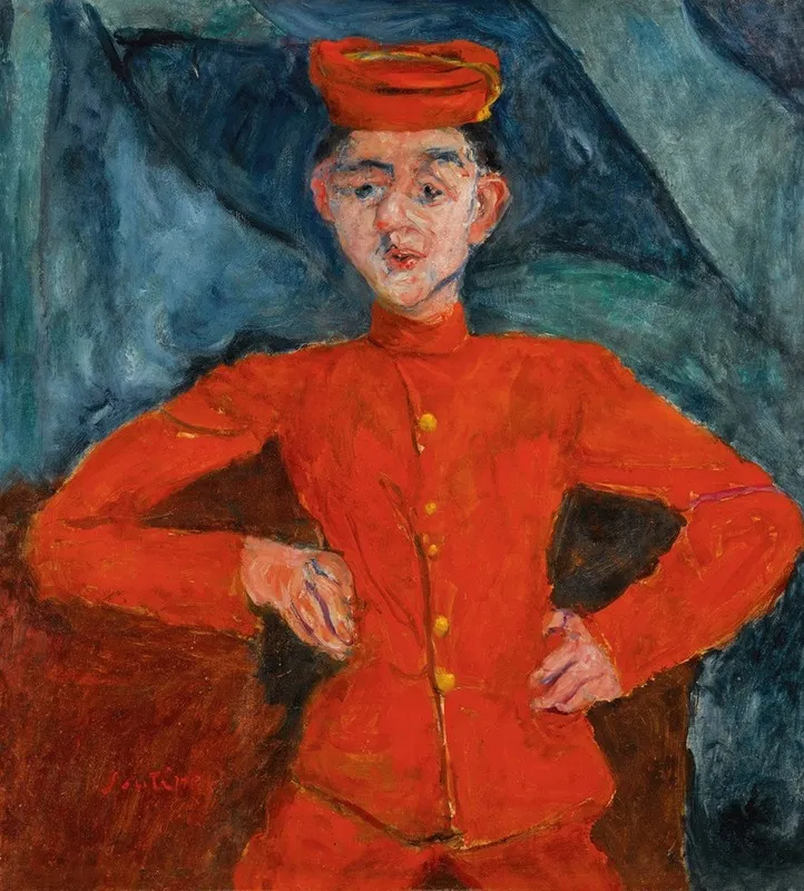 Le Chasseur De Chez Maxims by Chaïm Soutine - Canvas Print