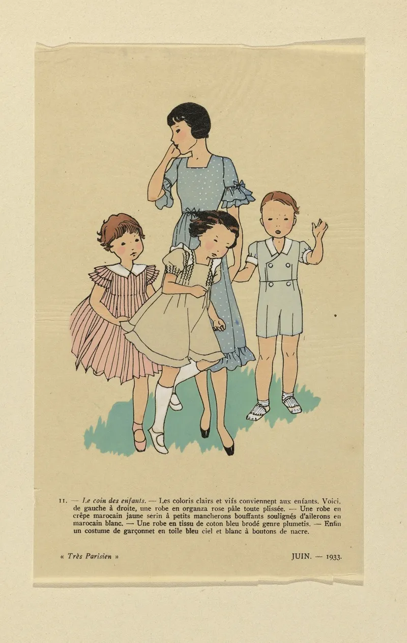 Le Coin Des Enfants by G-P. Joumard - Canvas Print