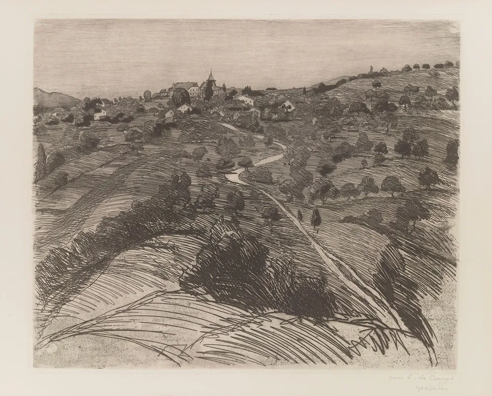 Le Coteau by Théophile Alexandre Steinlen - Canvas Print
