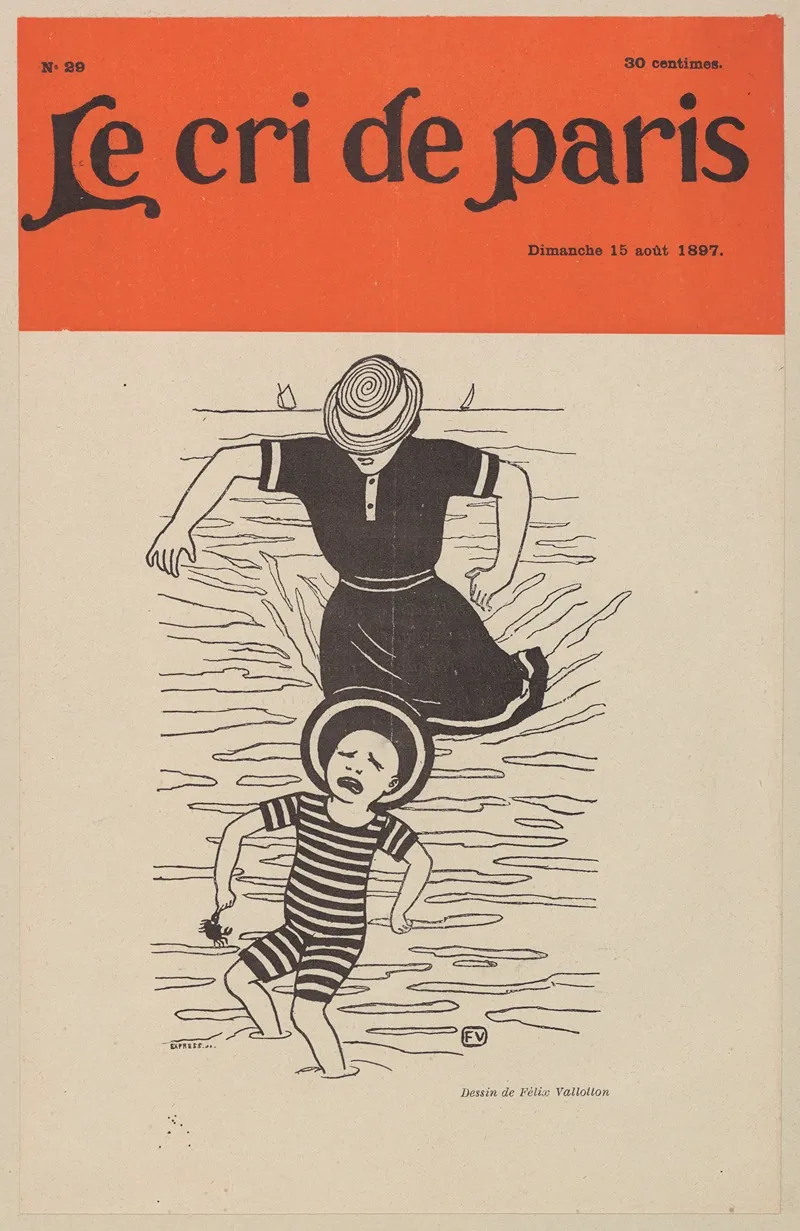 Le Cri De Paris Dimanche 15 Aout 1897