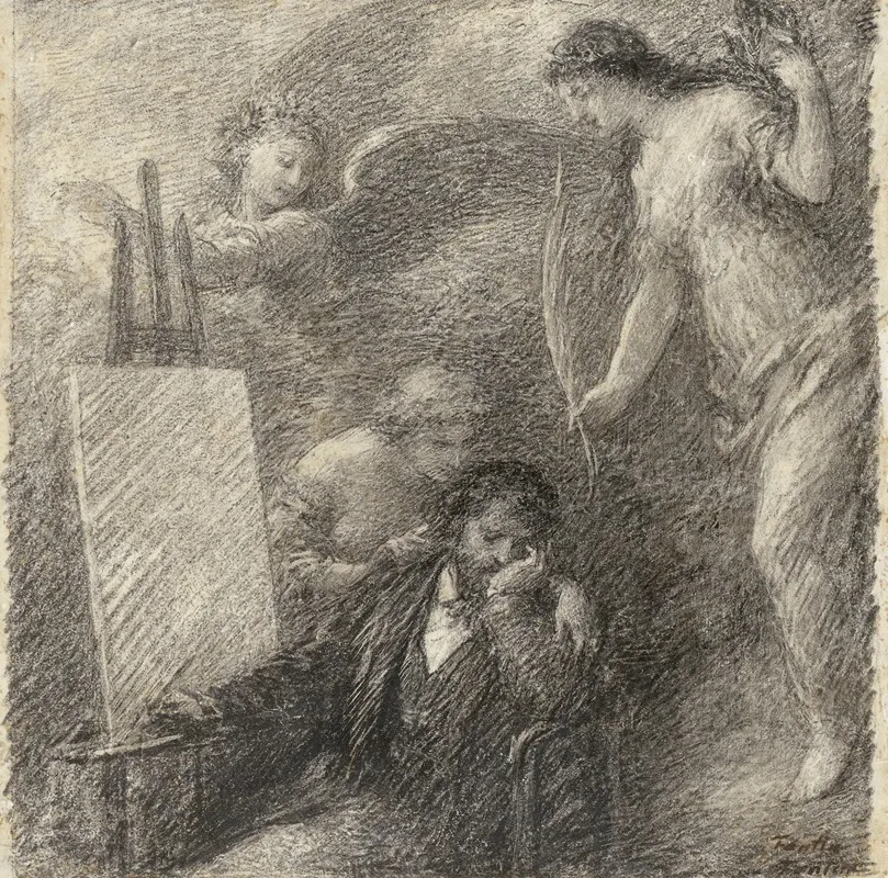 Le Decouragement De Lartiste The Discouraged Artist